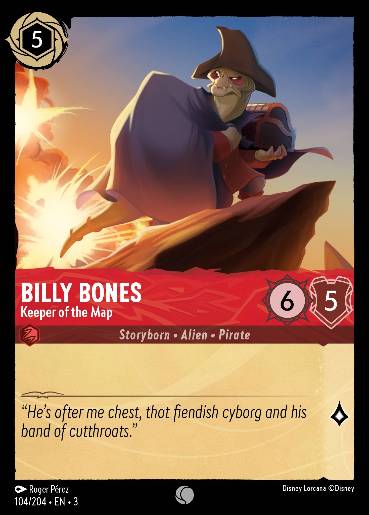 Billy Bones - Keeper of the Map