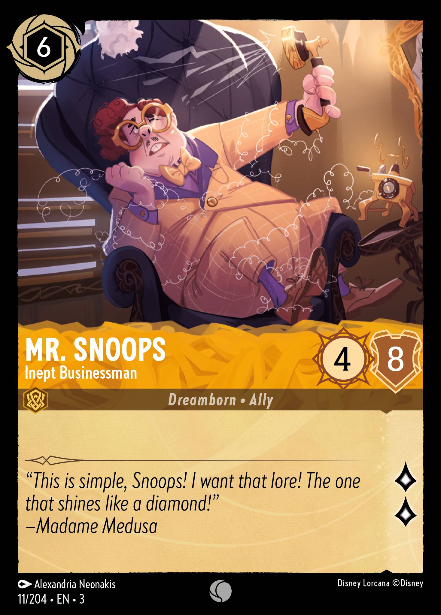 Mr. Snoops - Inept Businessman
