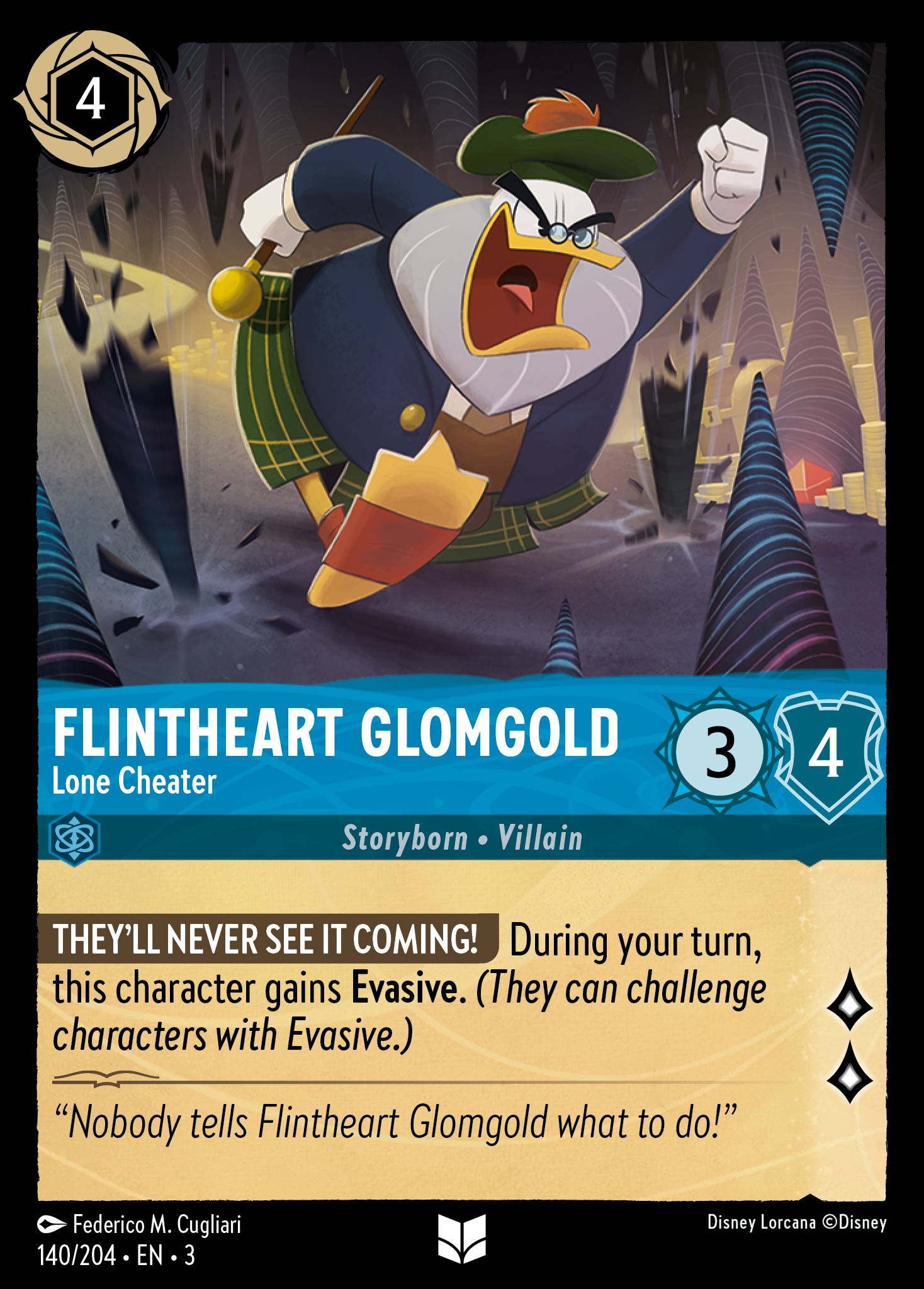 Flintheart Glomgold - Lone Cheater