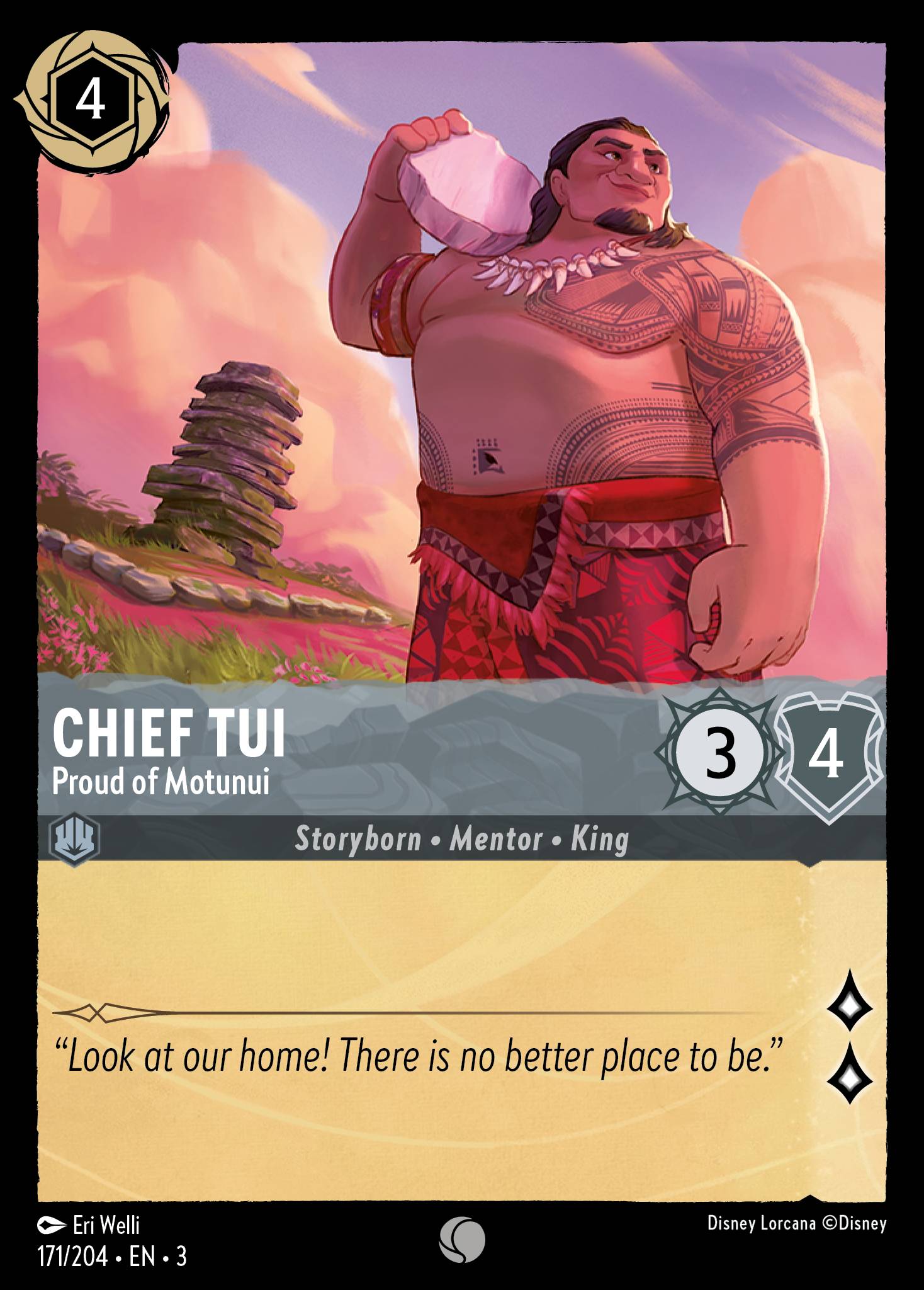 Chief Tui - Proud of Motunui