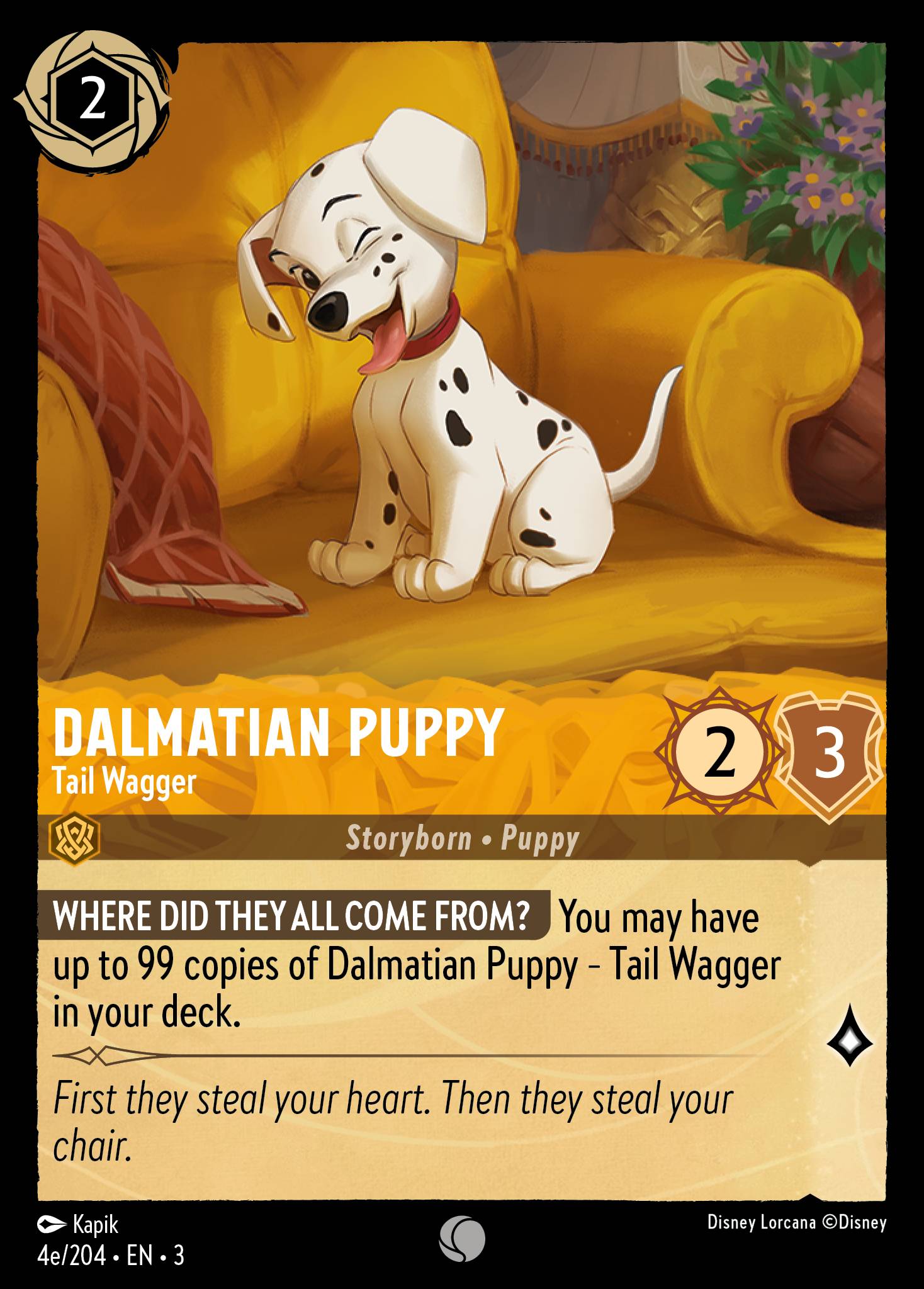 Dalmatian Puppy - Tail Wagger