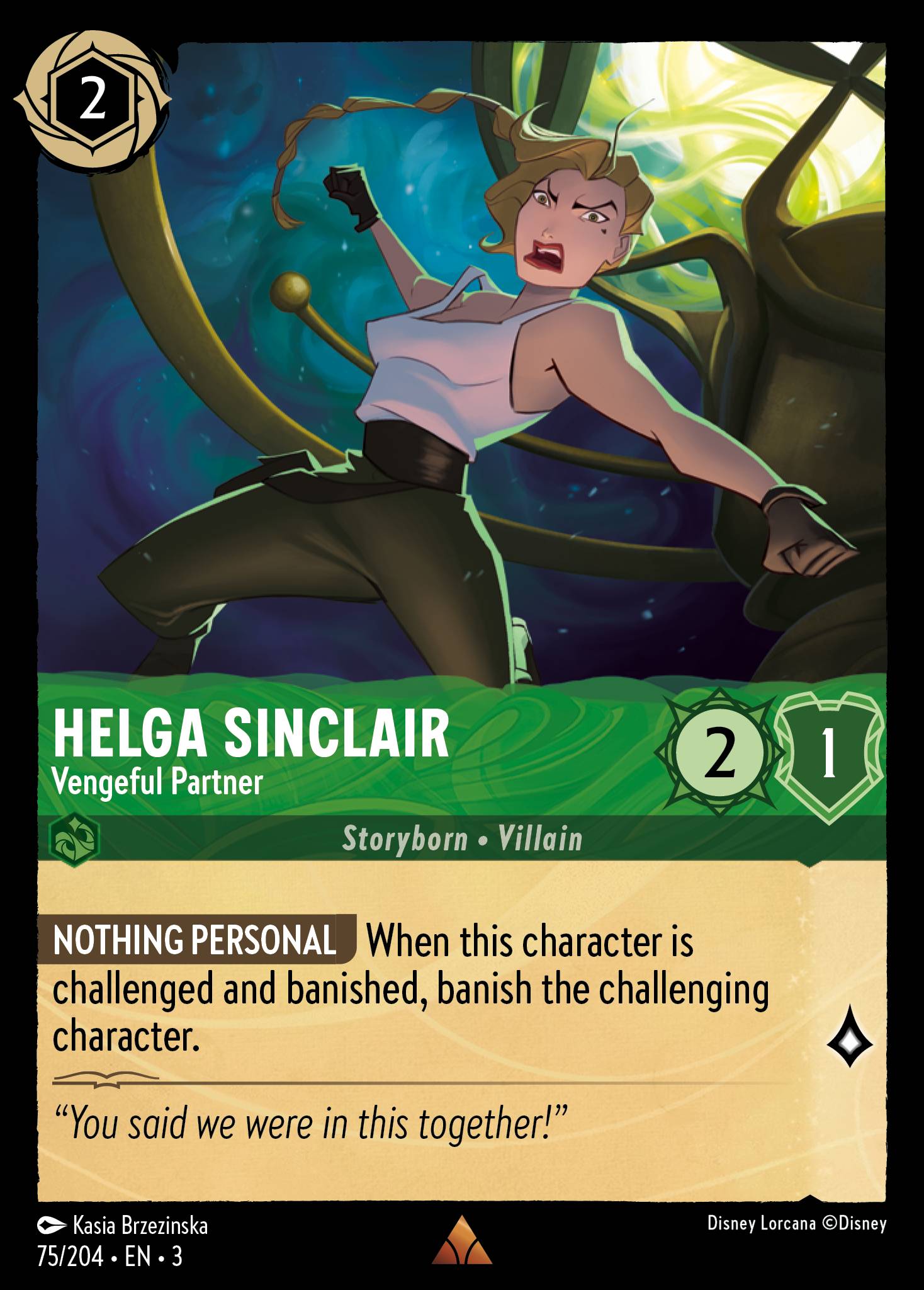 Helga Sinclair - Vengeful Partner
