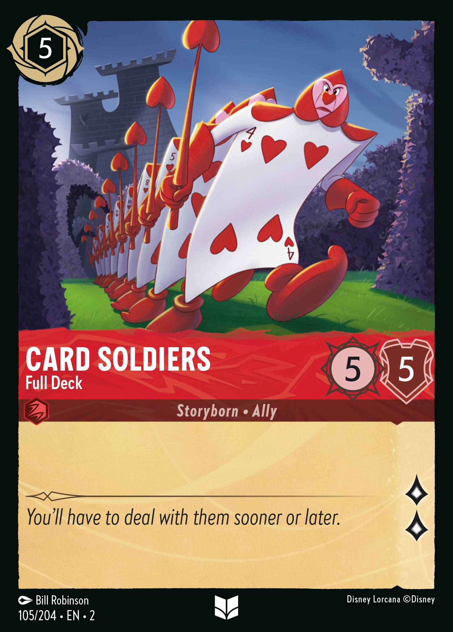 Card Soldiers - Full Deck ROTF foil