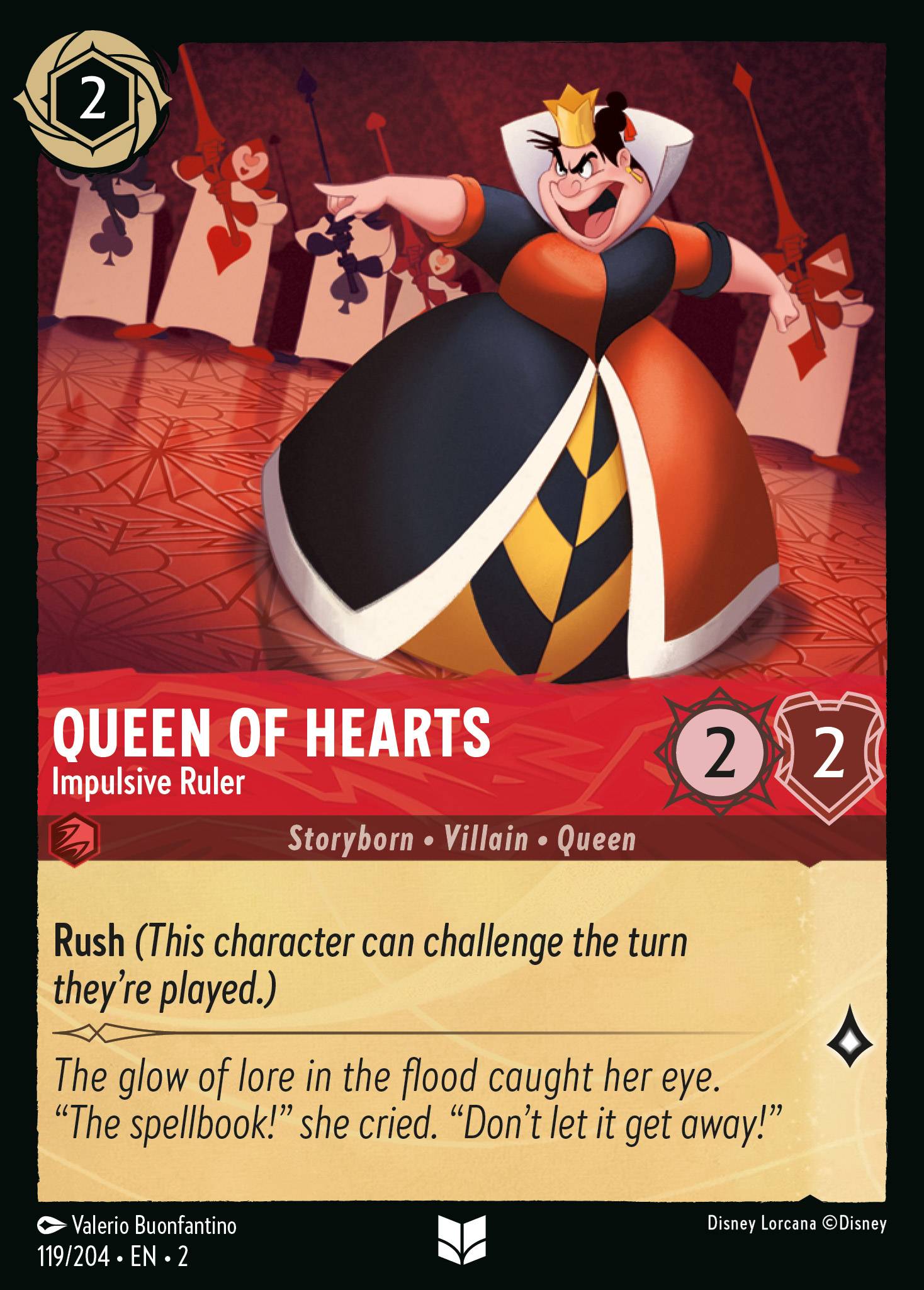Queen of Hearts - Impulsive Ruler ROTF normal