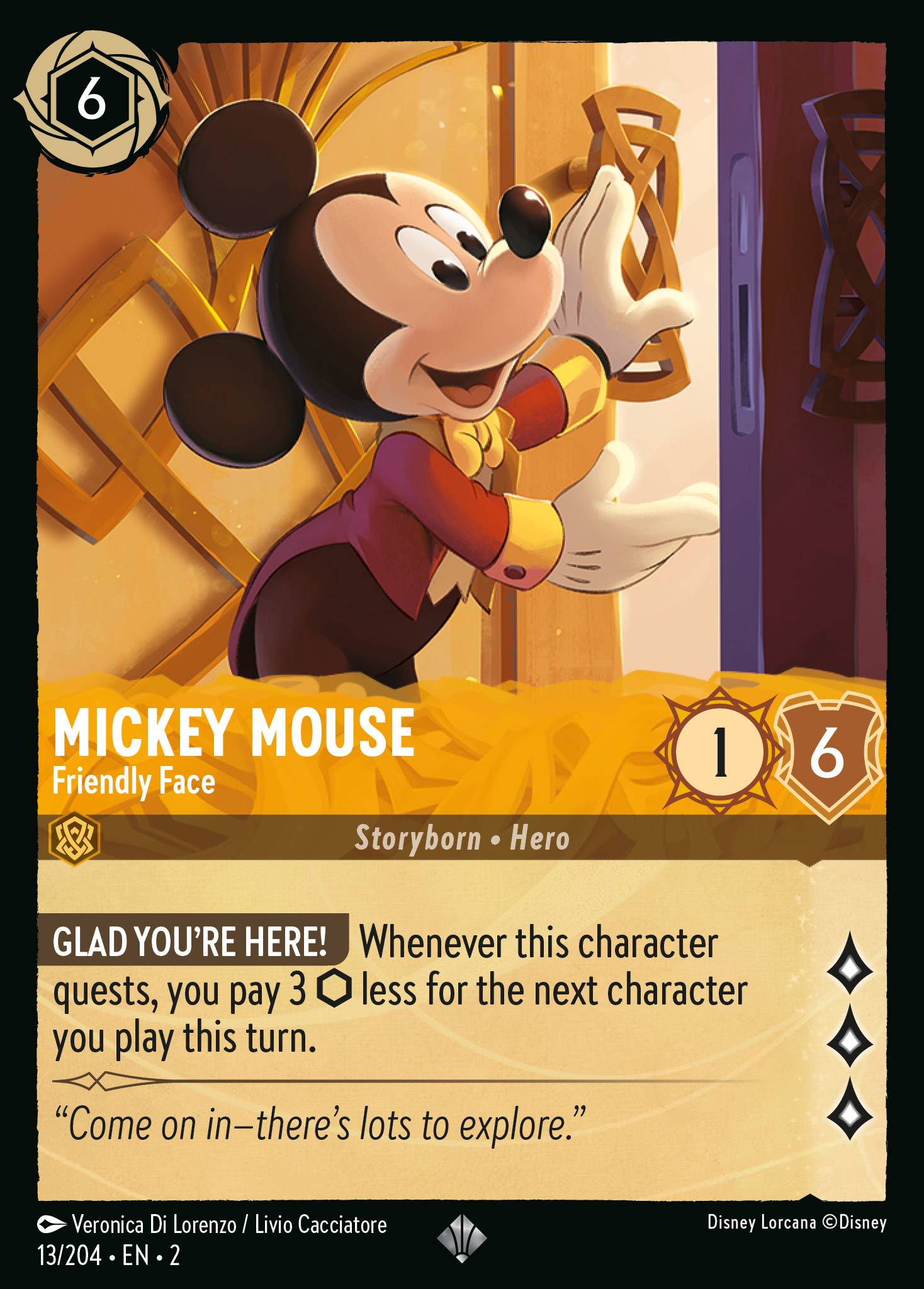 Mickey Mouse - Friendly Face ROTF foil