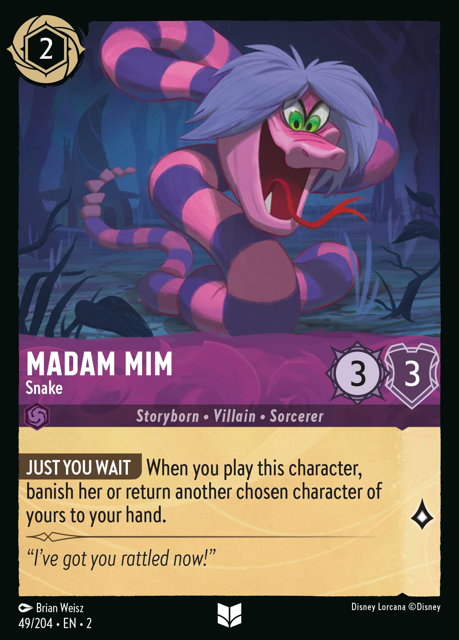 Madam Mim - Snake ROTF normal