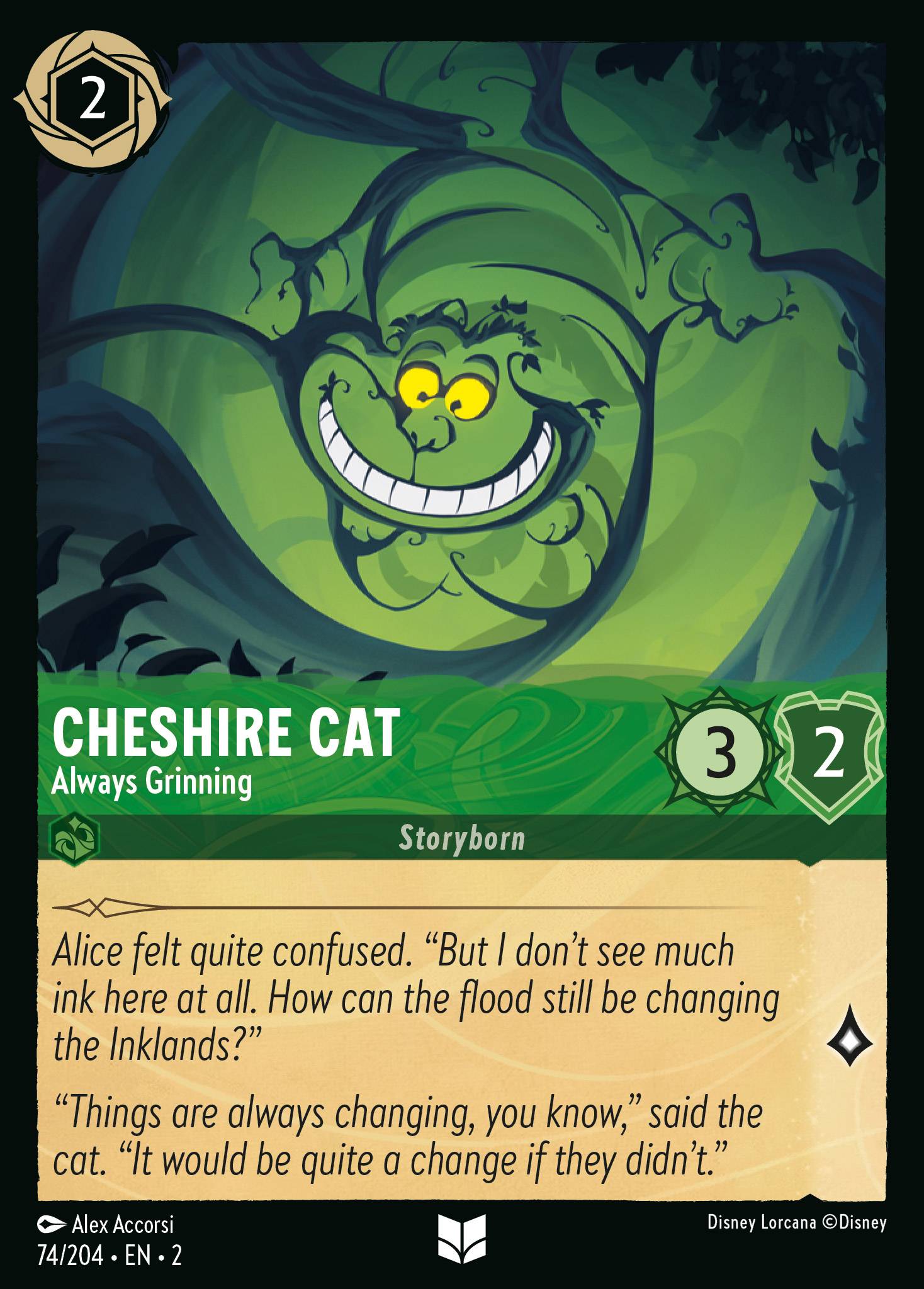 Cheshire Cat - Always Grinning ROTF foil