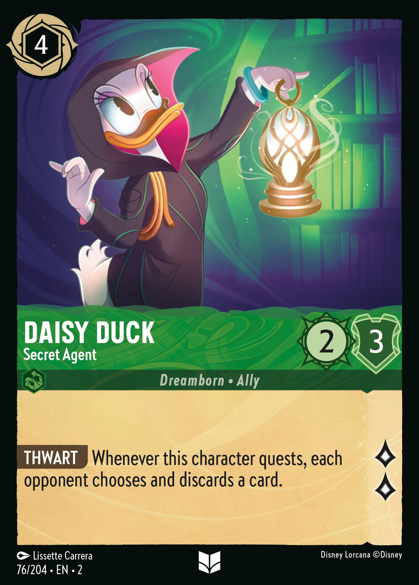 Daisy Duck - Secret Agent ROTF foil