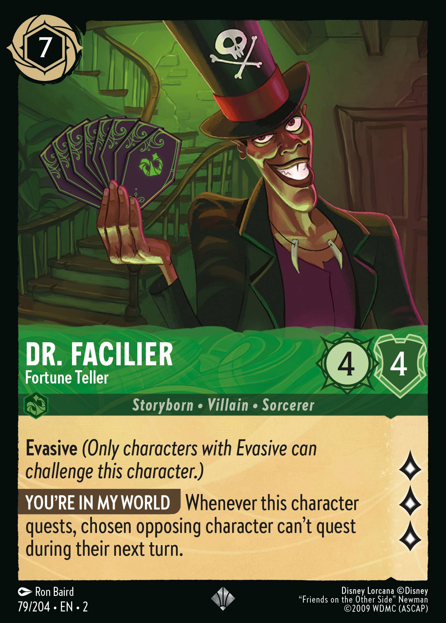 Dr. Facilier - Fortune Teller ROTF foil