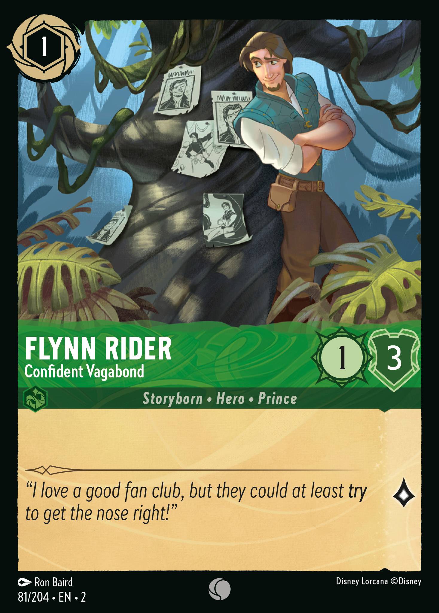 Flynn Rider - Confident Vagabond ROTF foil