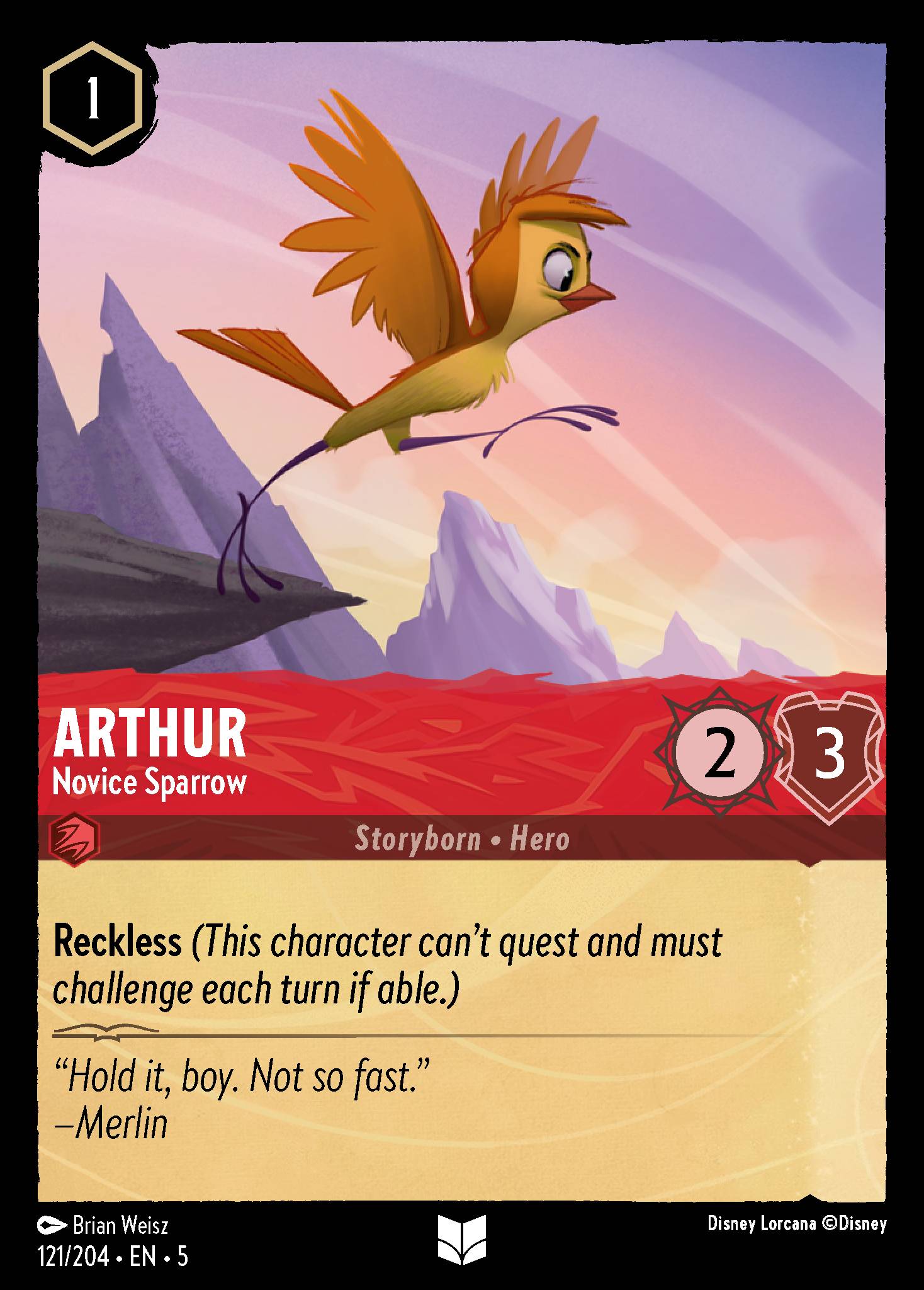 Arthur - Novice Sparrow