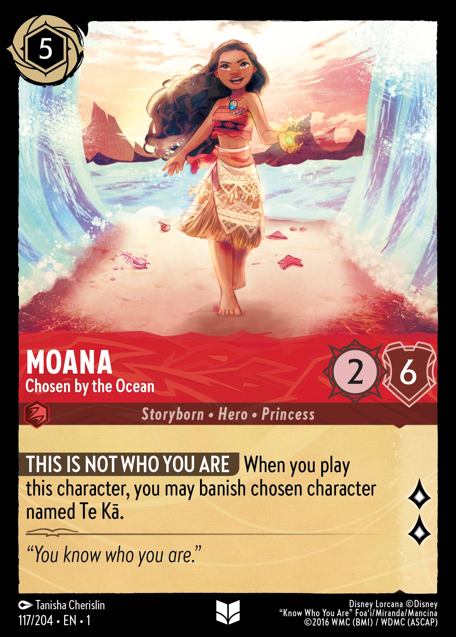 Moana - Chosen by the Ocean TFC foil