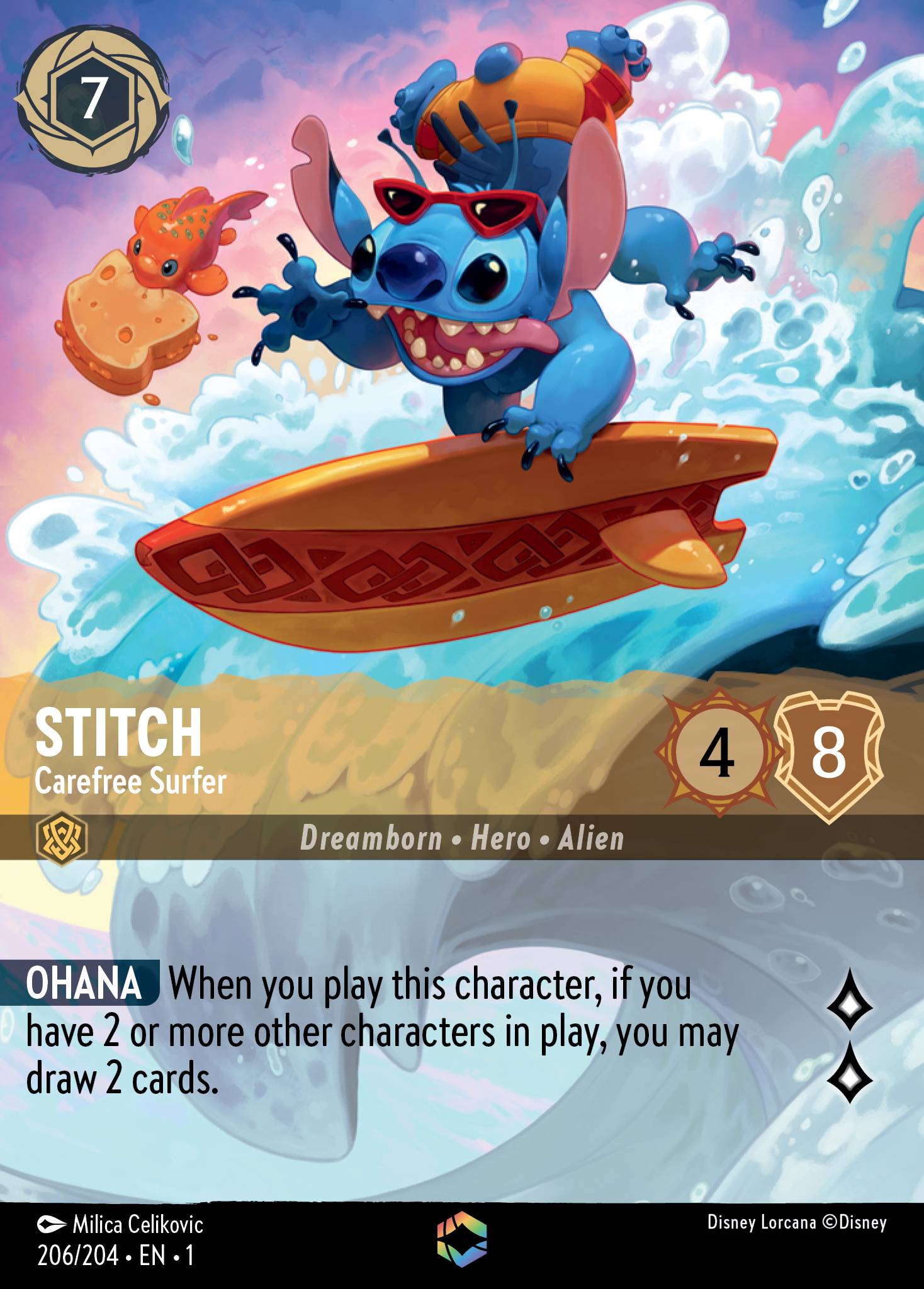 Stitch - Carefree Surfer
