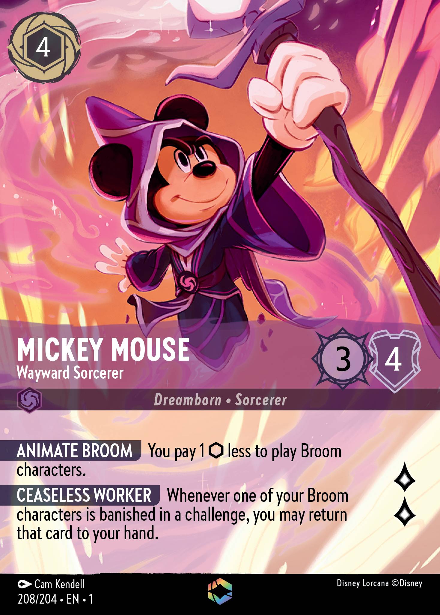 Mickey Mouse - Wayward Sorcerer TFC enchanted