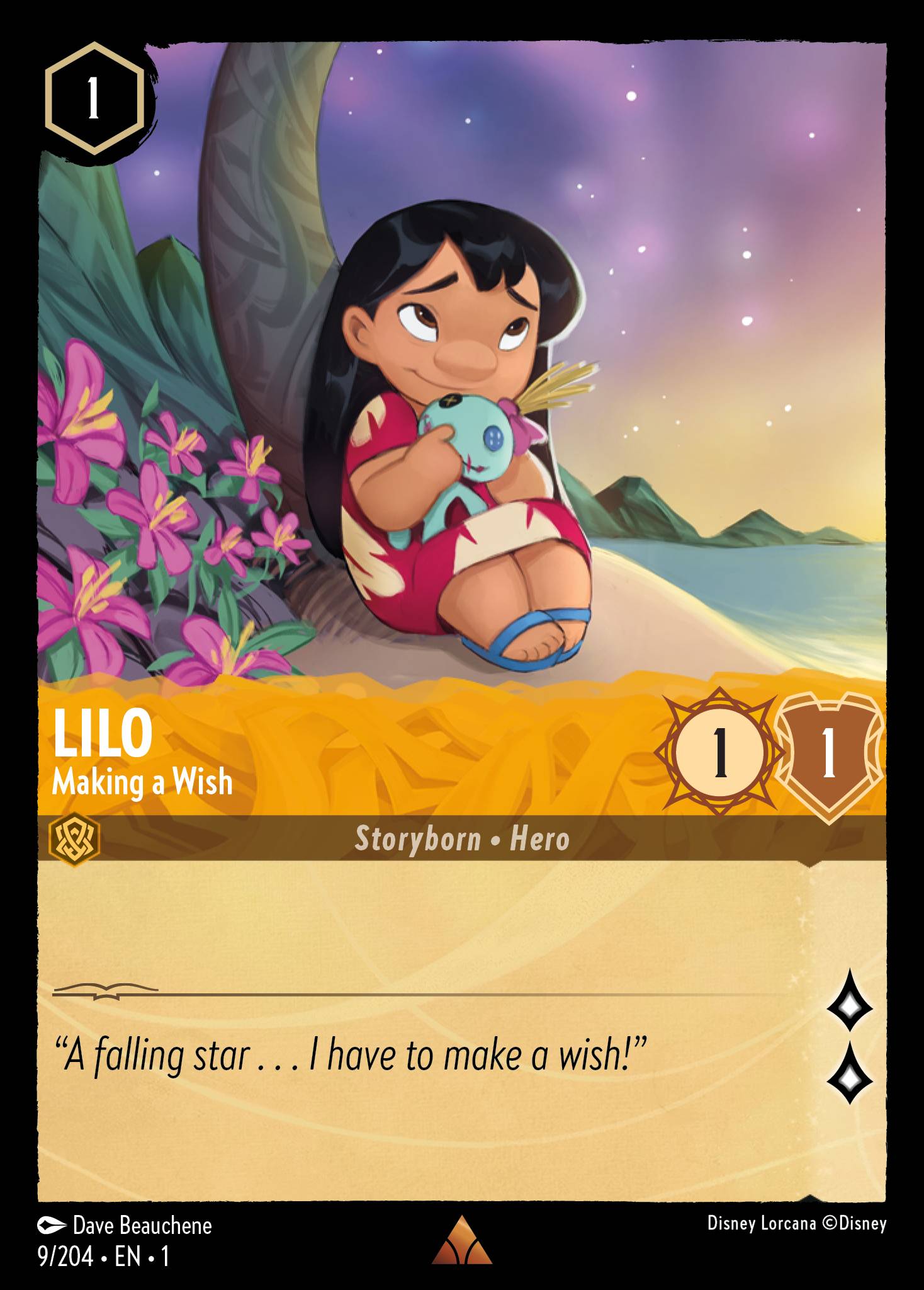 Lilo - Making a Wish TFC foil
