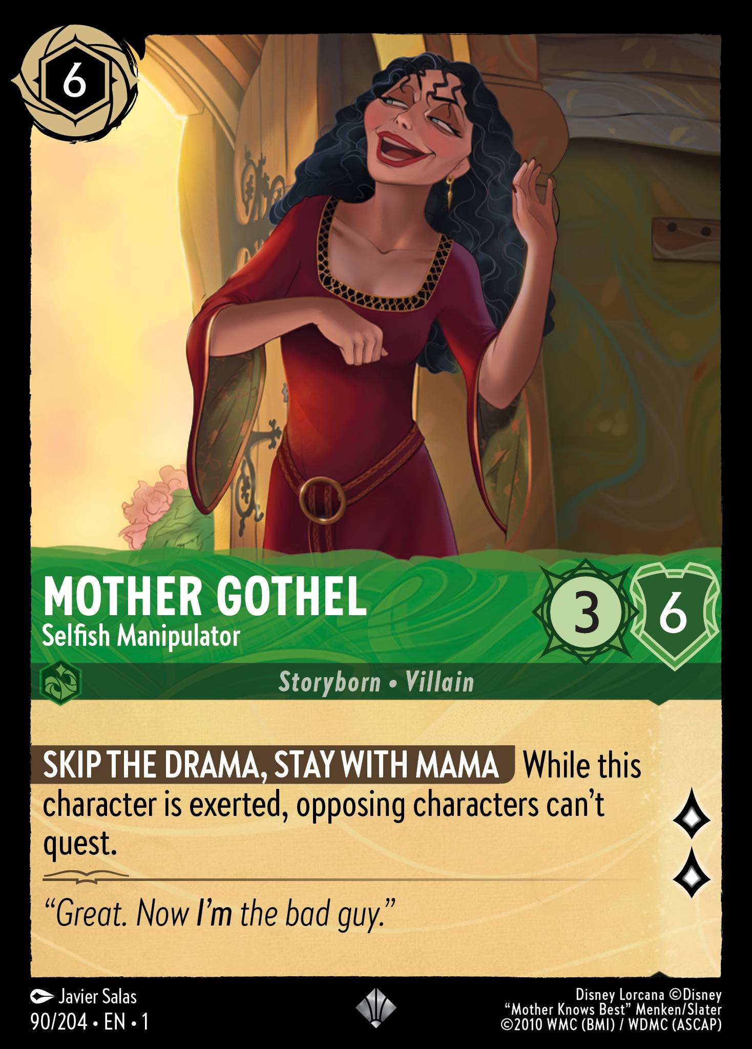 Mother Gothel - Selfish Manipulator